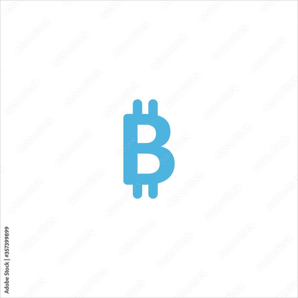 bit coin currency icon flat vector logo design trendy bit coin currency icon flat vector logo design trendy