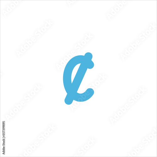 cent icon flat vector logo design trendy