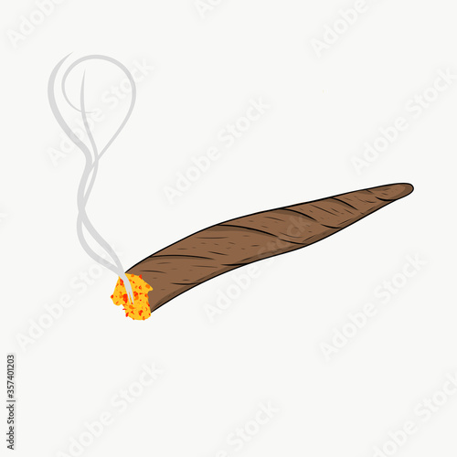 Cigar Blunt on fire 