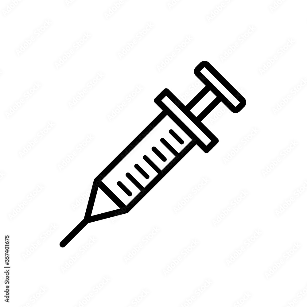 Syringe Medical Icon Vector Illustration Syringe Medical Icon Vector Illustration