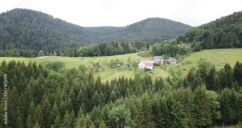 Luftbilder aus dem Schwarzwald Oberharmersbach photo