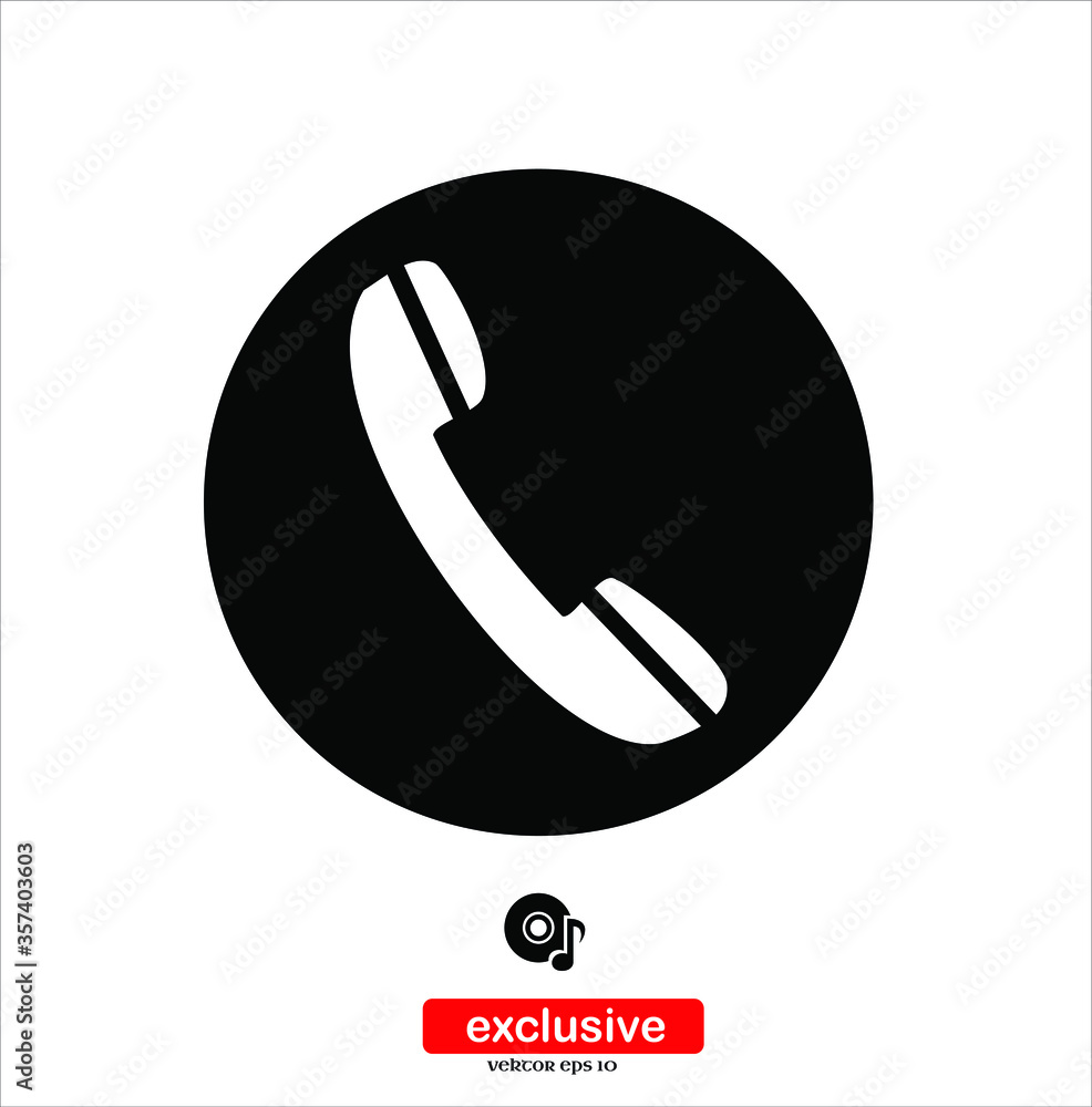 Phone Icon.Flat design style vector illustration for graphic and web design. Phone Icon.Flat design style vector illustration for graphic and web design.