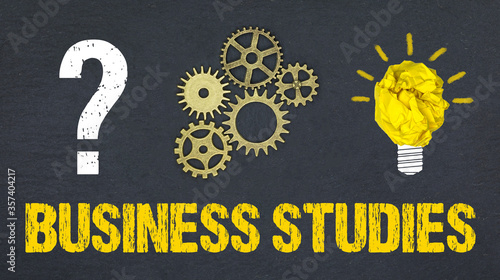 Obraz na płótnie Business Studies 