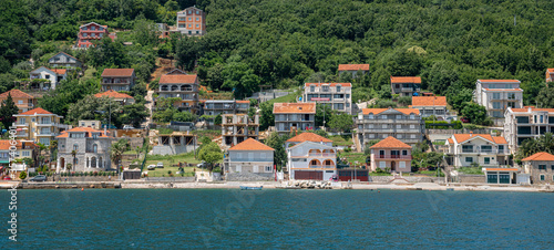 Fototapeta Naklejka Na Ścianę i Meble -  View of the old town in Kotor Bay, Montenegro