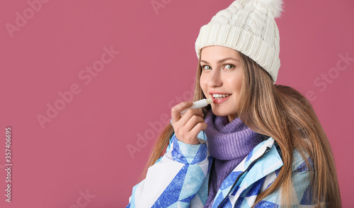 Beautiful young woman with ...