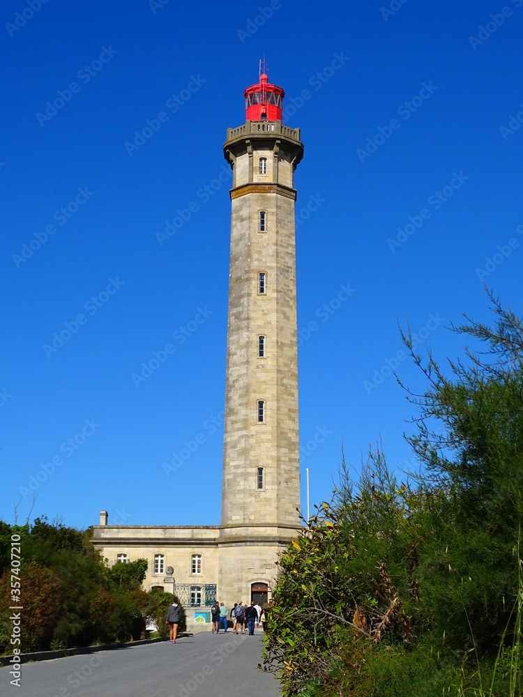 Europe, France, New Aquitaine, Charente maritime, Re island, Whales lighthouse