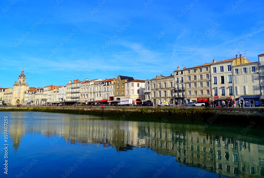 Europe, France, New Aquitaine, Charente maritime, coastal town La Rochelle, the old port