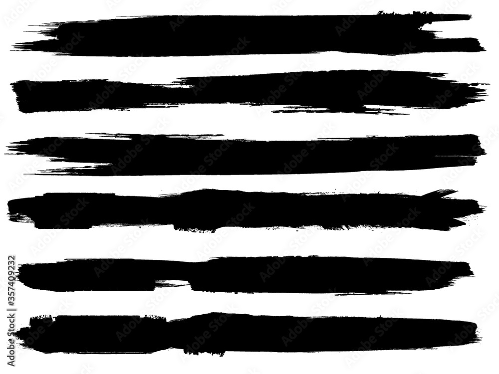 Grunge Paint Roller . Vector brush Stroke . Distressed banner . Black stripes isolated. paintbrush collection . Modern Textured shape . Dry border in Black . Bulge lines Grunge Paint Roller . Vector brush Stroke . Distressed banner . Black stripes isolated. paintbrush collection . Modern Textured shape . Dry border in Black . Bulge lines