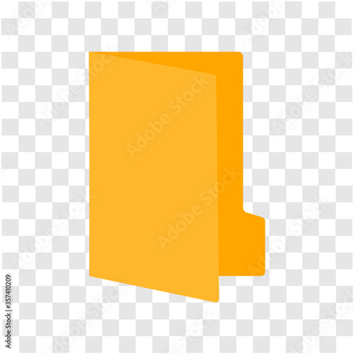 Folder web icon against white background