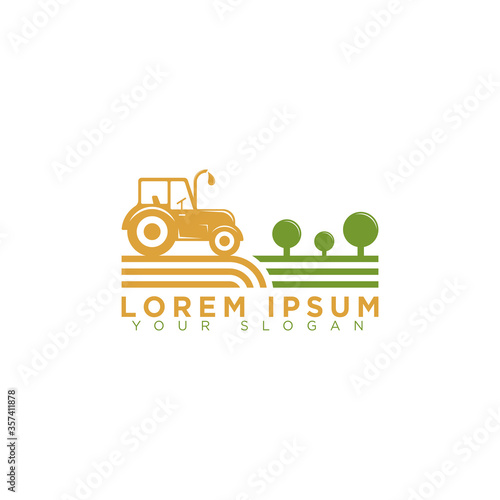 landscape farm logo design