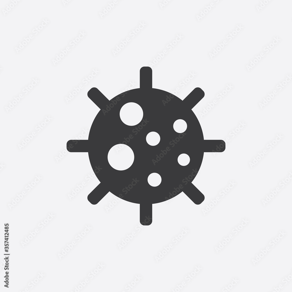 Obraz premium Corona Virus Icon Vector Illustration