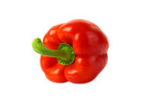 Perfect bell pepper  isolated on white. Ready for clipping path.