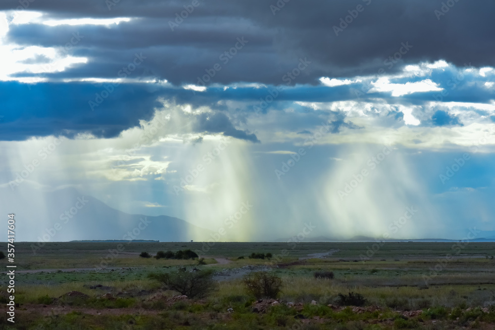 Approaching Rains at Amboseli National Park
