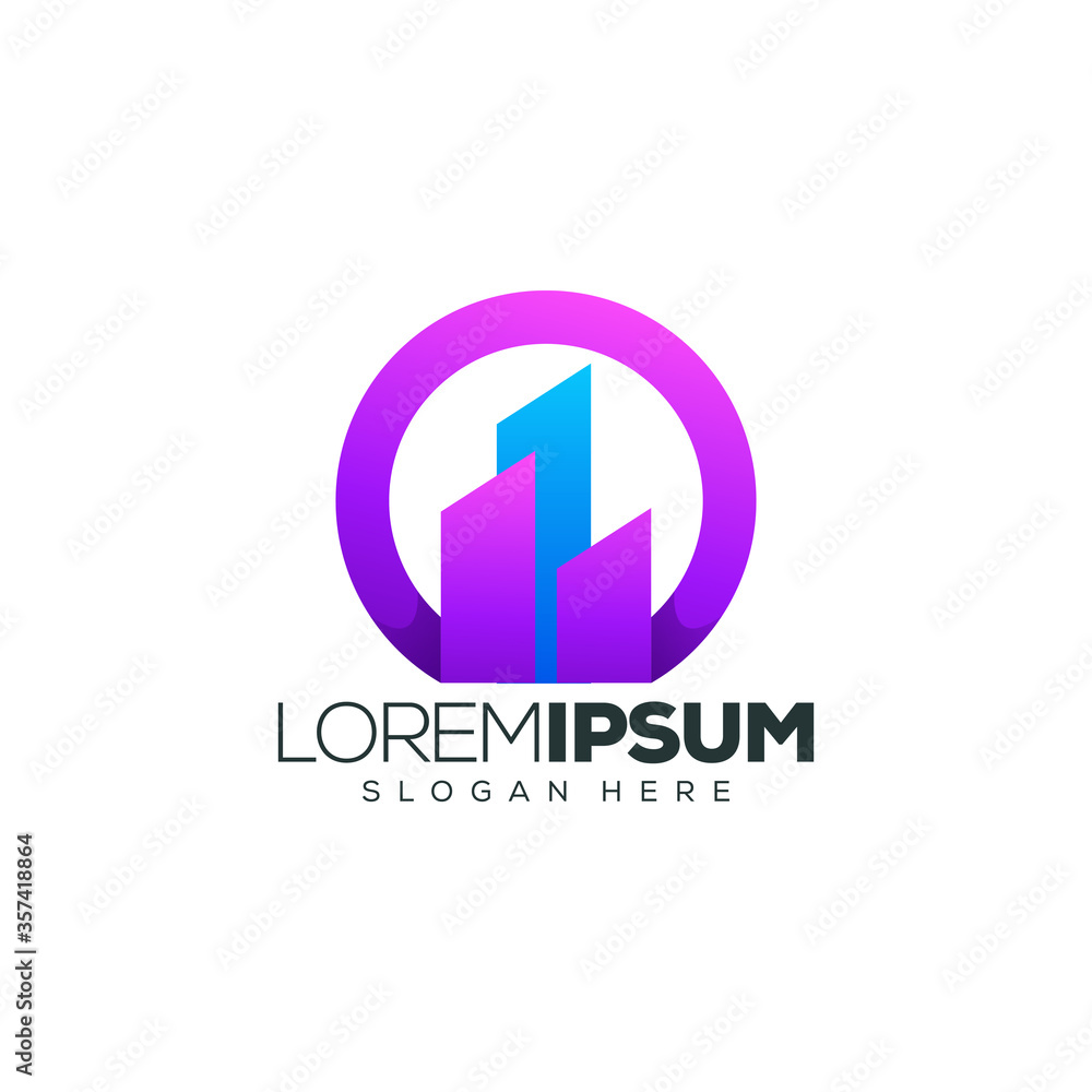 building logo design vector illustration building logo design vector illustration