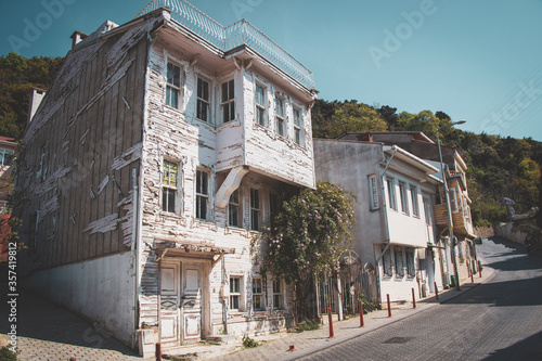 Photography street in the old town of istanbul