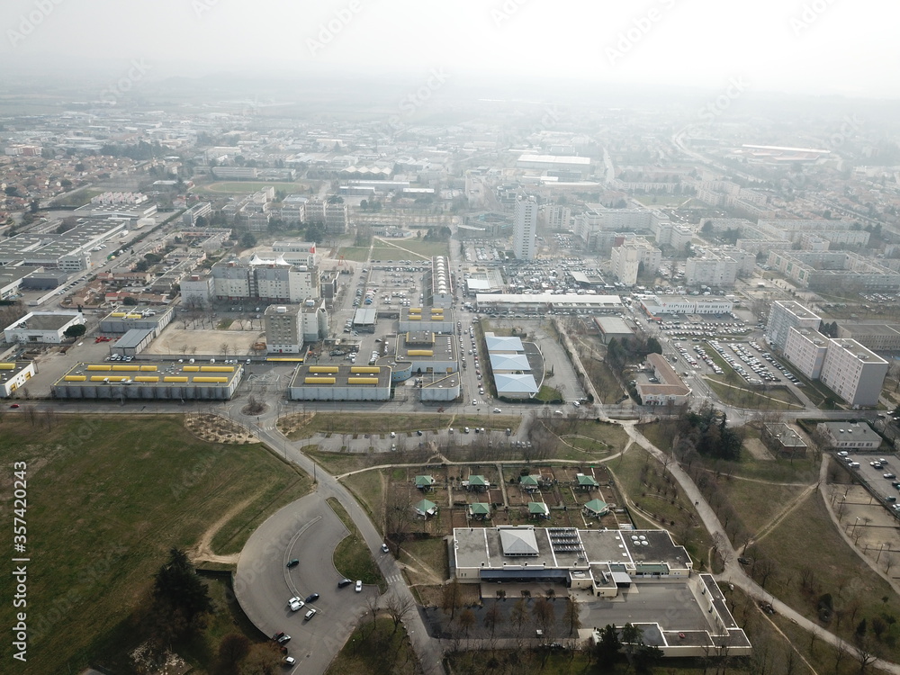 Obraz premium 4k photo Valence City, Rhone-Alpes, France, Europe