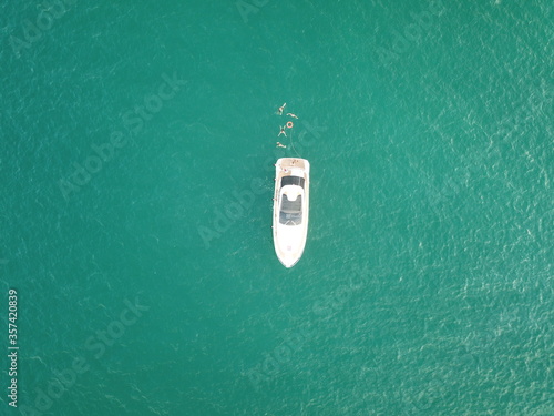 4k photo Marina, The Palm Dubai, United Arab Emirates, Middle East, Aerial view, Drone © Frederique