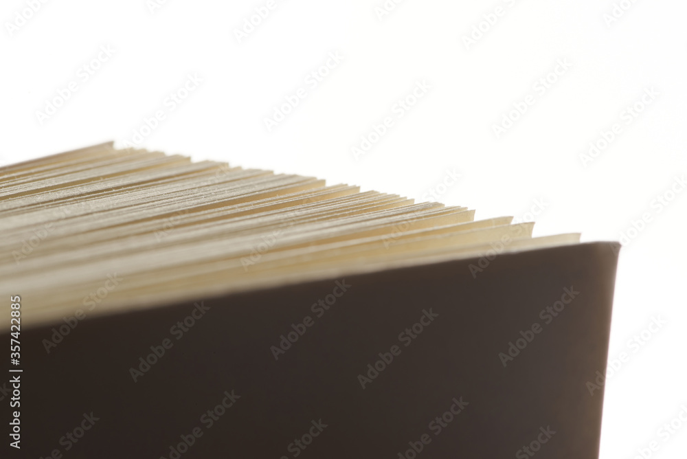 the white book, closeup viwe the white book, closeup viwe