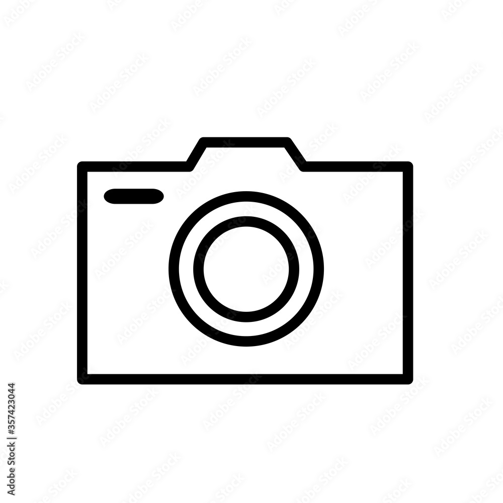 Camera icon vector Camera icon vector