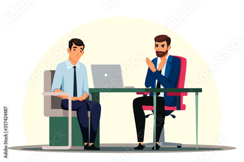 Employer reject vacancy candidate on bad interview