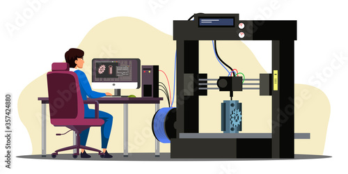 Professional equipment for advertising agency. Vector illustration
