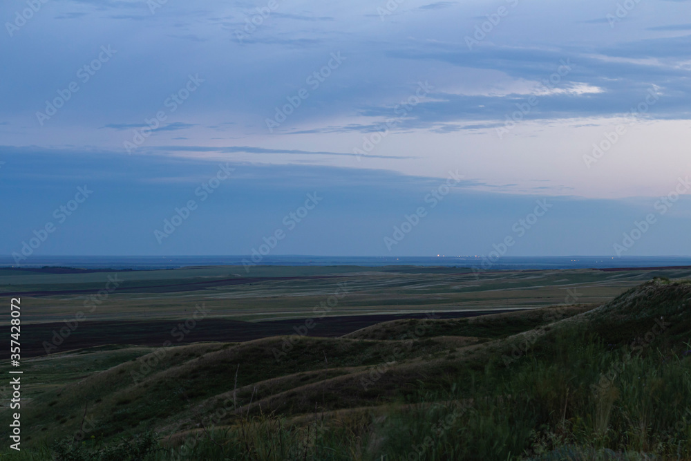 twilight in the steppe open look