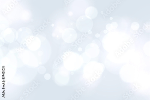 nice white background with bokeh light effect