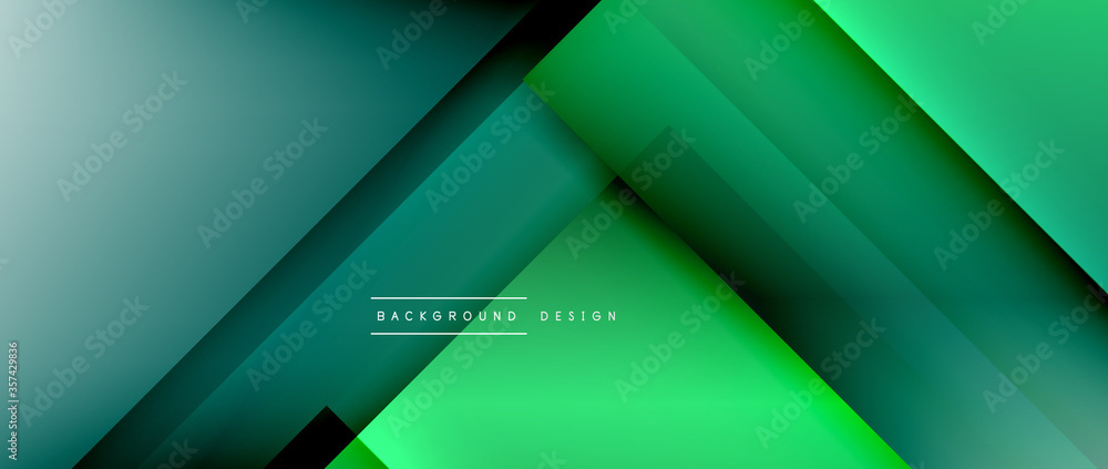 Square shapes composition, fluid gradient geometric abstract background. 3D shadow effects, modern design template Square shapes composition, fluid gradient geometric abstract background. 3D shadow effects, modern design template