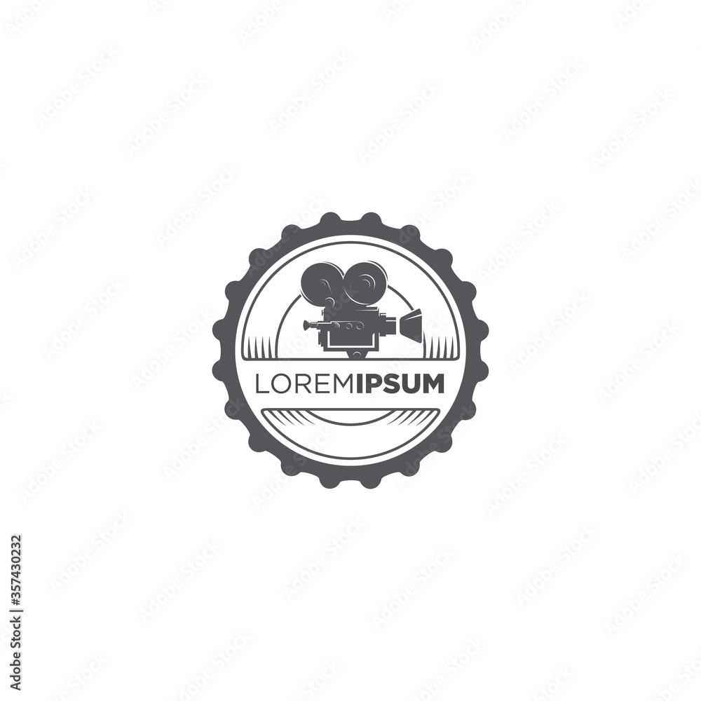 video camera photography emblem logo video camera photography emblem logo