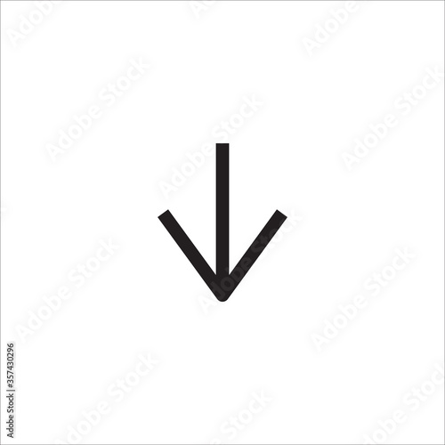 Arrow line icon