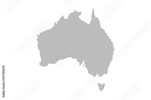 Australia map on white background,illustration,textured , Symbols of Australia - vector illustration
