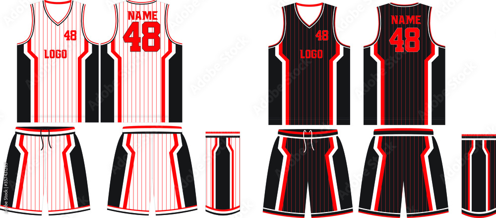 Basketball Uniform Custom Design Mockups Templates Design for Basketball  Club T-shirt Mockup for Basketball Jersey. Front View Stock Vector -  Illustration of neck, jersey: 188339581