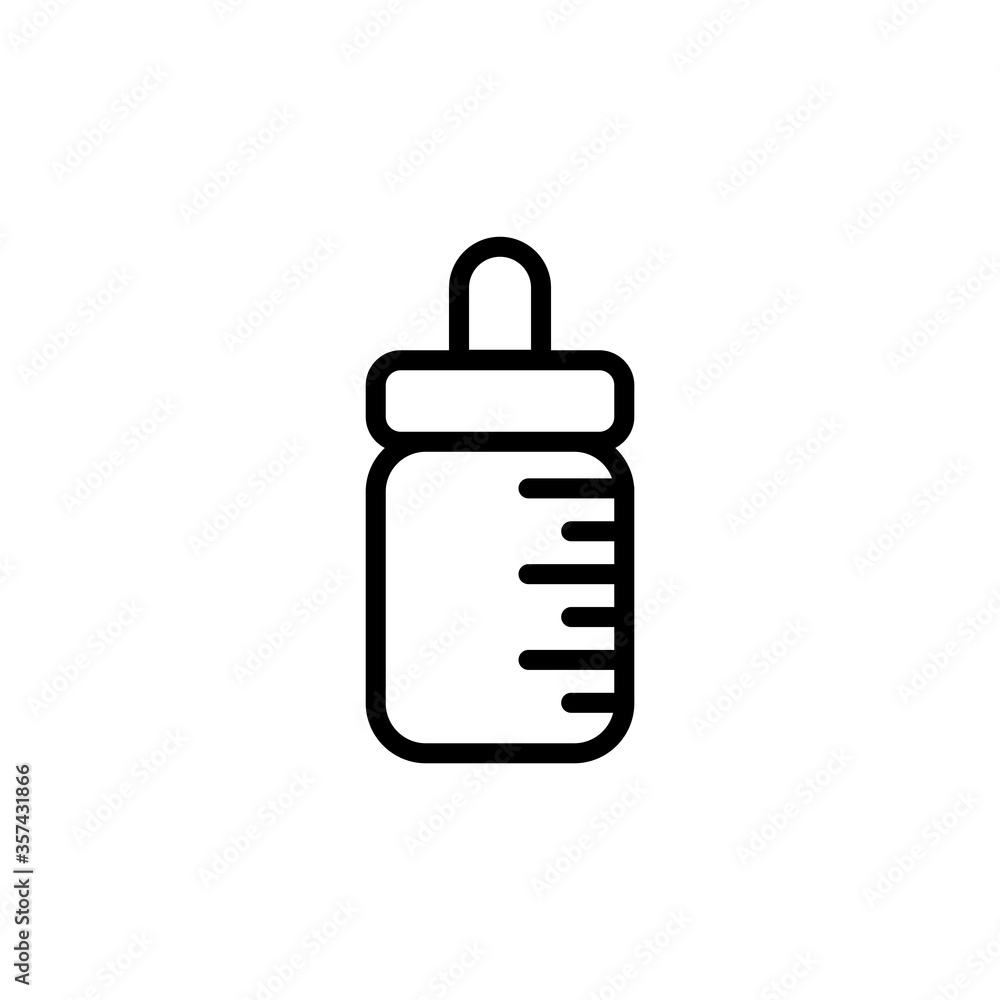 Feeding Bottle Icon Vector Illustration Feeding Bottle Icon Vector Illustration