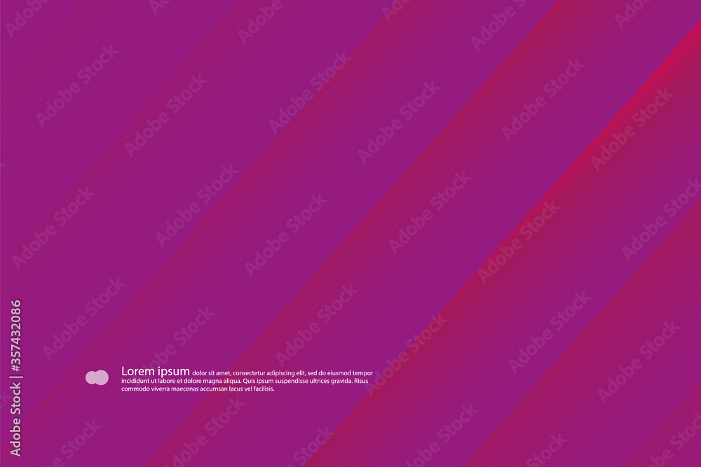 Pink background with diagonal gradient stripes.