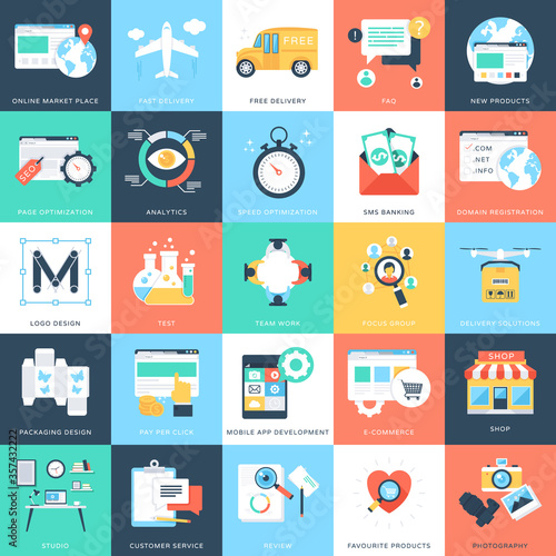 Business Concepts Vector Icons 5