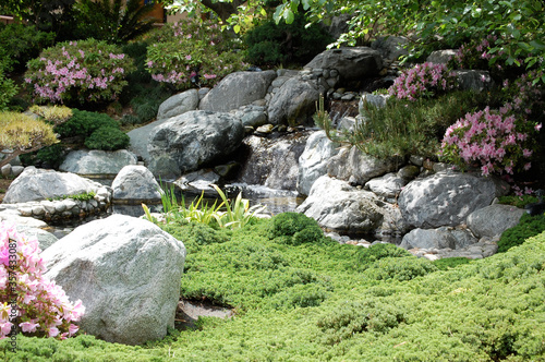 stones in the Japanese garden