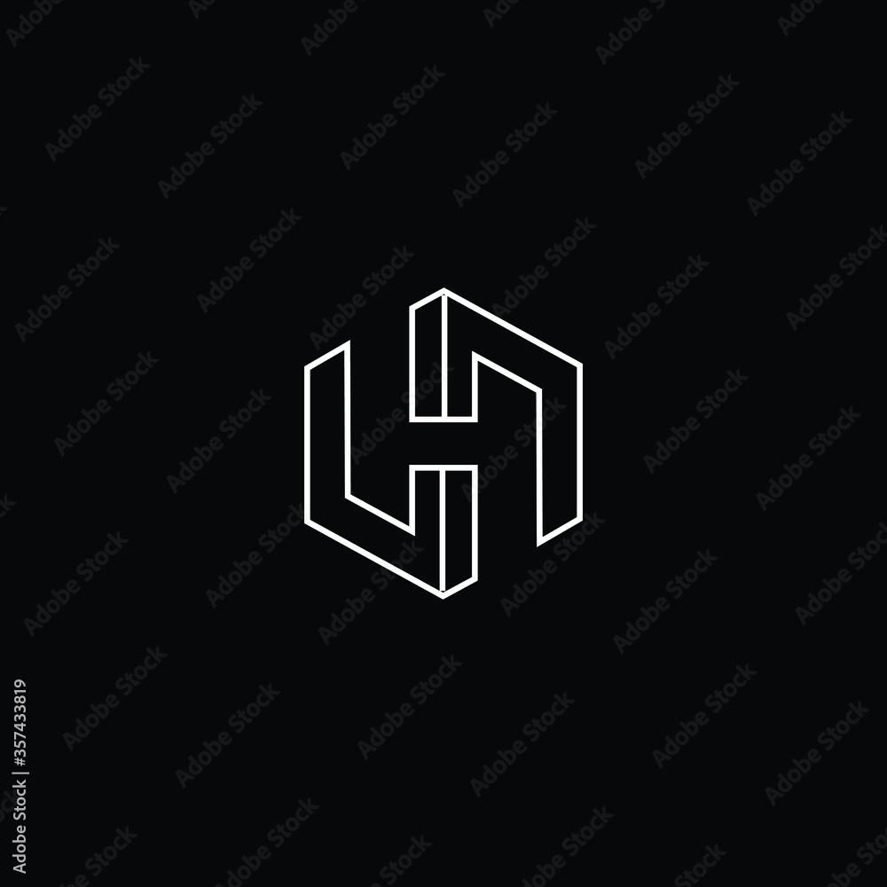Professional Innovative 3D Initial H logo and HH logo. Letter H HH Minimal elegant Monogram. Premium Business Artistic Alphabet symbol and sign Professional Innovative 3D Initial H logo and HH logo. Letter H HH Minimal elegant Monogram. Premium Business Artistic Alphabet symbol and sign