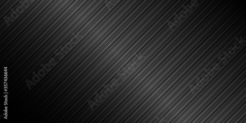 Dark black Geometric grid horizontal lines background Modern dark abstract texture