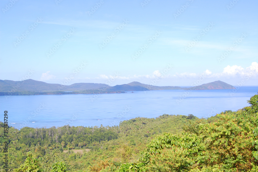 Buenavista daytime nature outdoor scenic view of mountain,seas, and trees