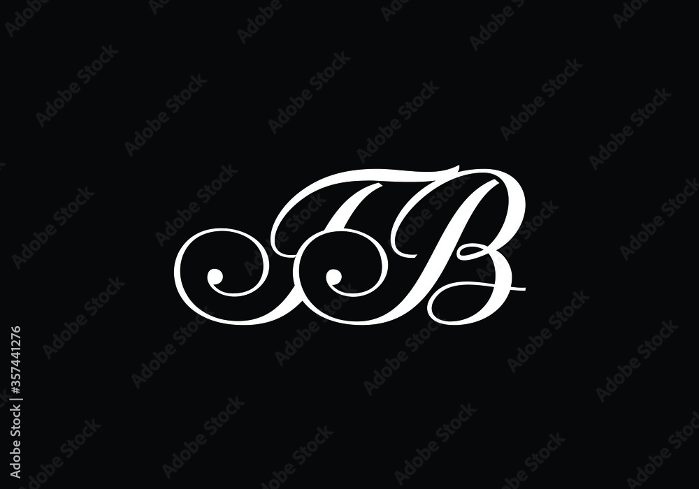 Initial Monogram Letter T B Logo Design Vector Template. T B Letter Logo Design Initial Monogram Letter T B Logo Design Vector Template. T B Letter Logo Design