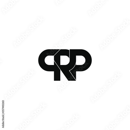 prp letter original monogram logo design