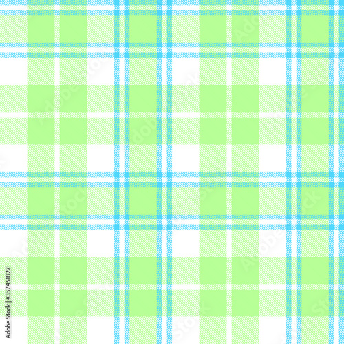 Green Plaid Tartan Checkered Seamless Pattern - Green Plaid, checkered, tartan seamless pattern suitable for fashion textiles and graphics photo