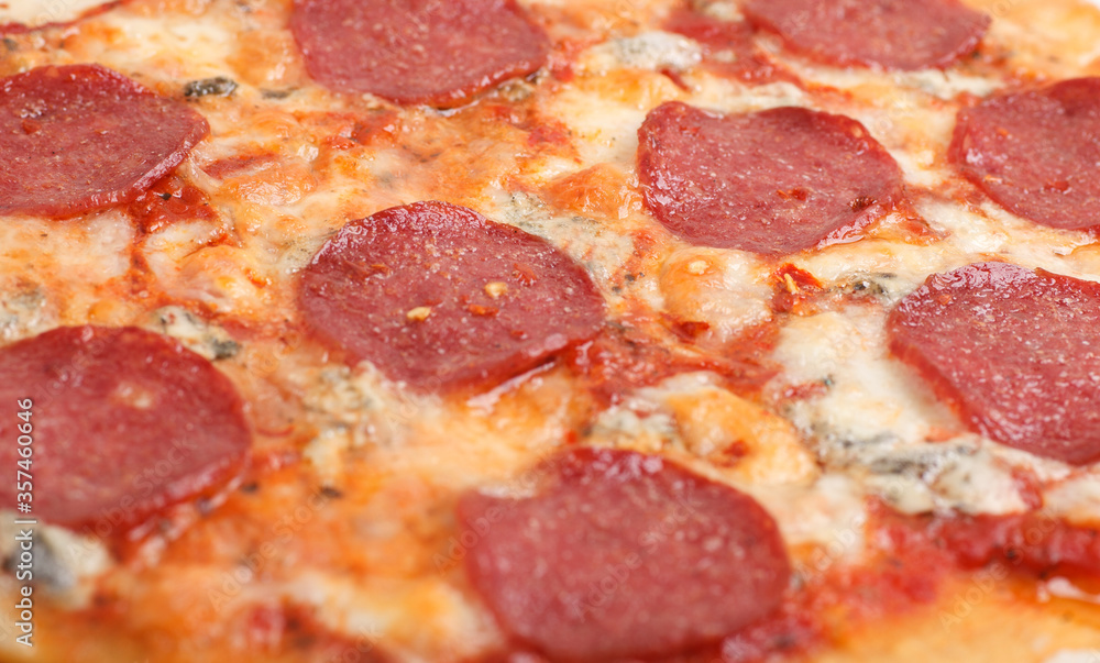 pizza pepperoni texture macro photography