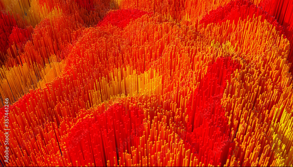Background picture. Columns of different heights and colors in pattern ...