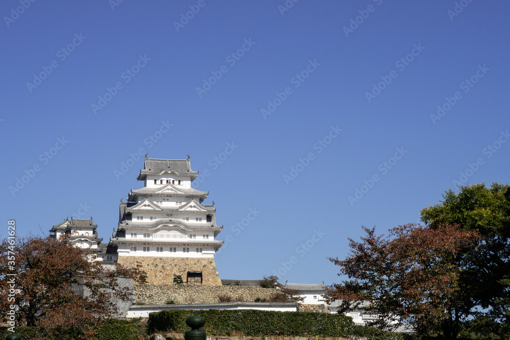 Distant view of Himeji Castle ( Distant view of Himeji Castle (