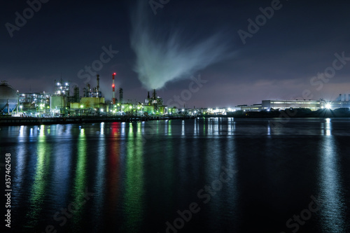 神奈川県川崎の工場夜景 © kazu8