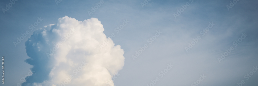 blue sky with clouds banner background. blue sky with clouds banner background.