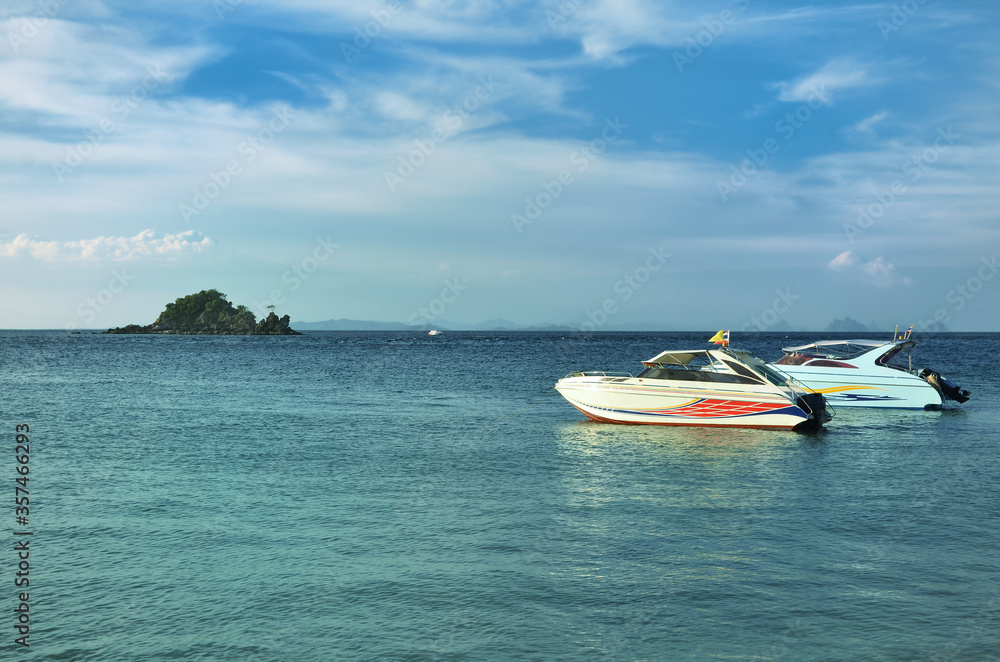 Fototapeta premium speedboat thailand