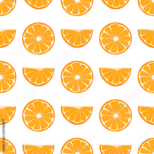 Illustration on theme big colored seamless orange
