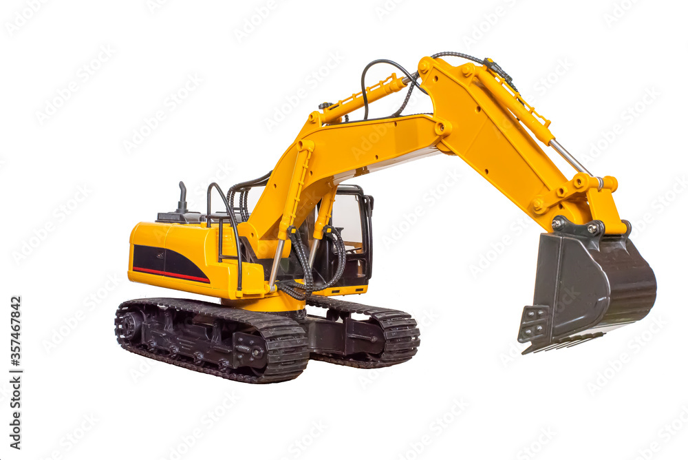 Toy model of the excavator Toy model of the excavator